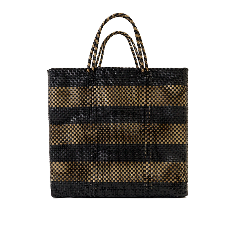 MERCADO BAG - CROSS LINE - Cream / Black (M) | Letra｜レトラ